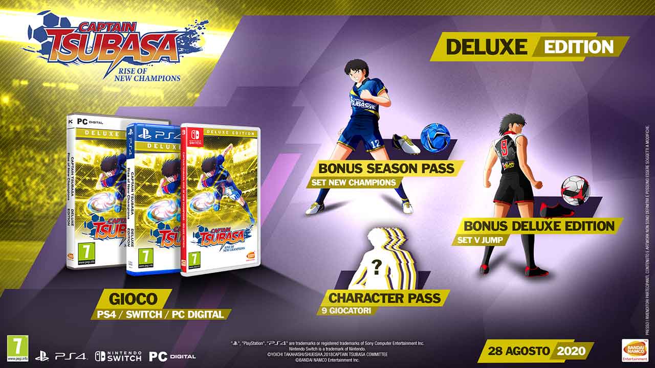 captain tsubasa rise new champions deluxe edition