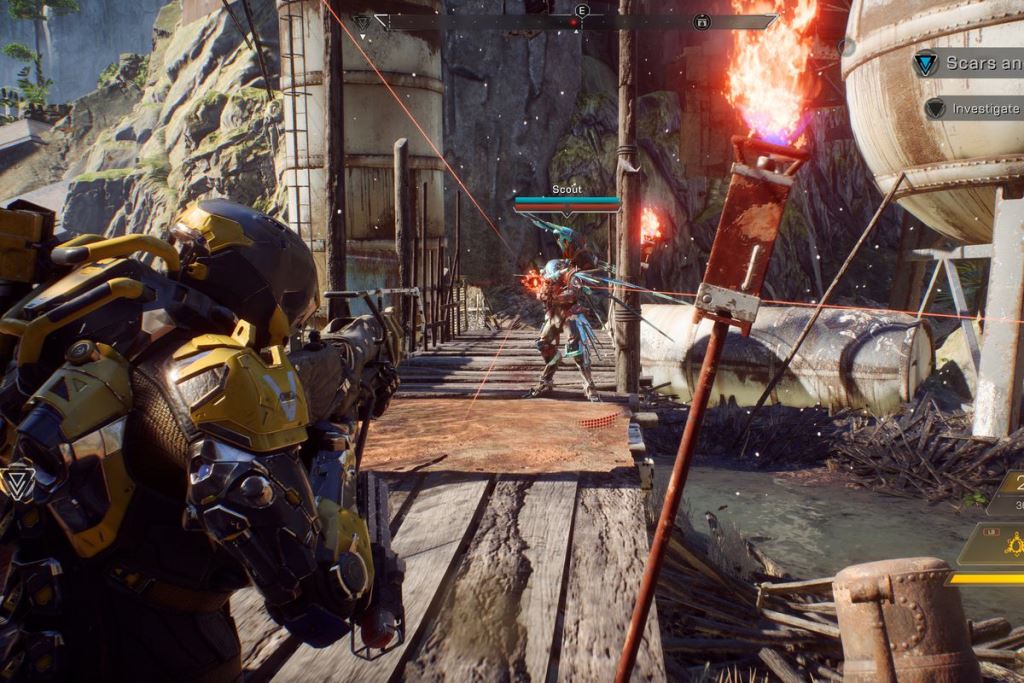 Anthem gameplay