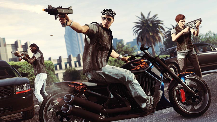 Grand Theft Auto V (GTA 5) online carriera biker