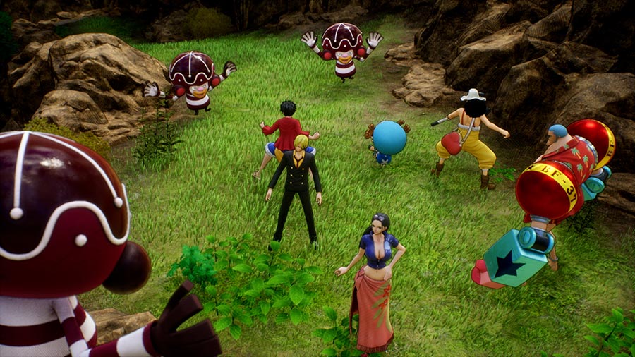 one piece odyssey grafica