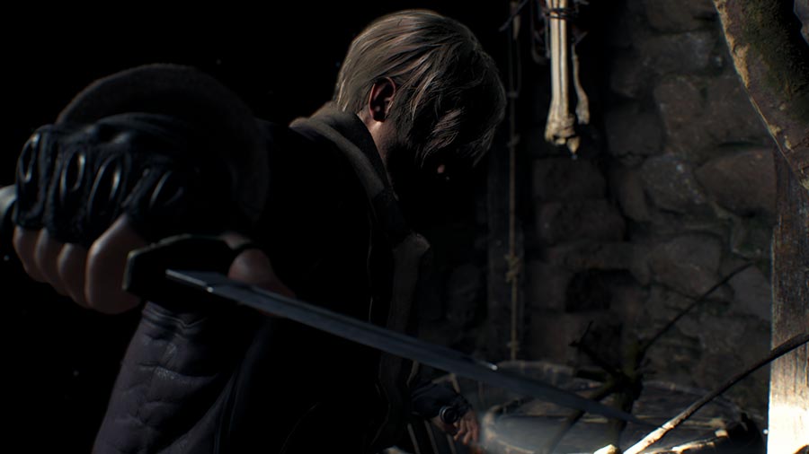 resident evil 4 remake coltello