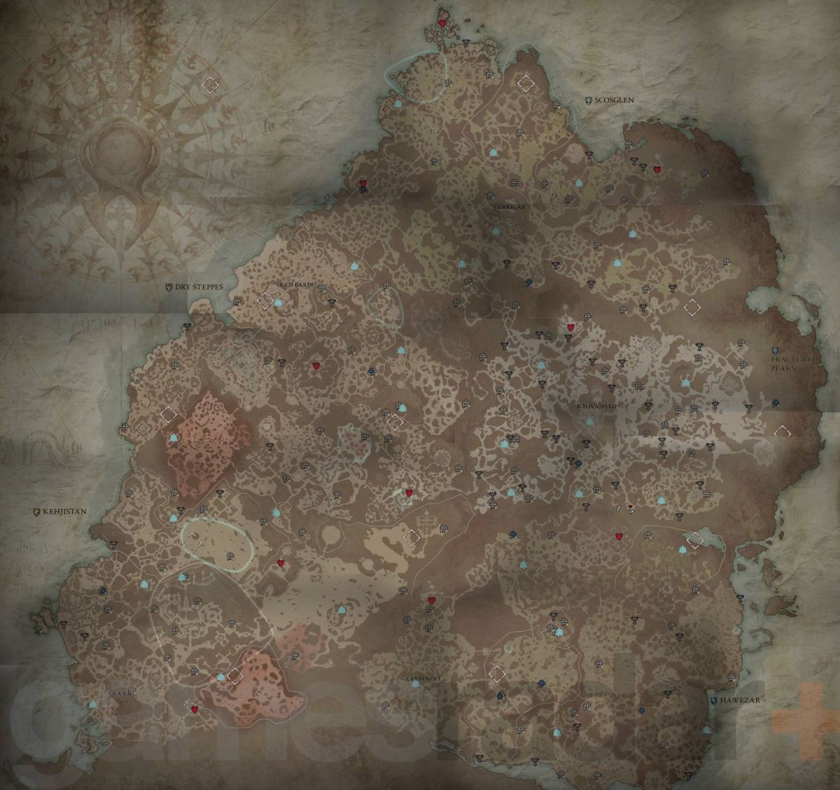 Sanctuary mappa Diablo 4